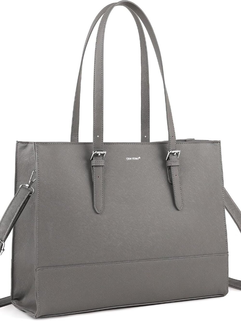 Laptop Tote Bag for Women, 15.6 Inch Work Bag Computer Business Shoulder Bag Off